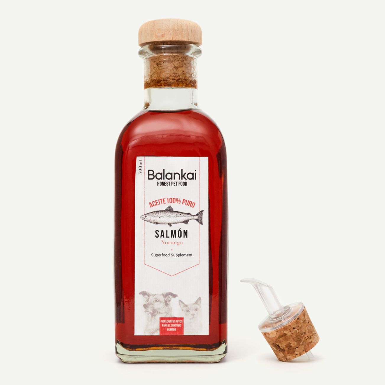 ACEITE 100% PURO DE SALMÓN NORUEGO (500ml)